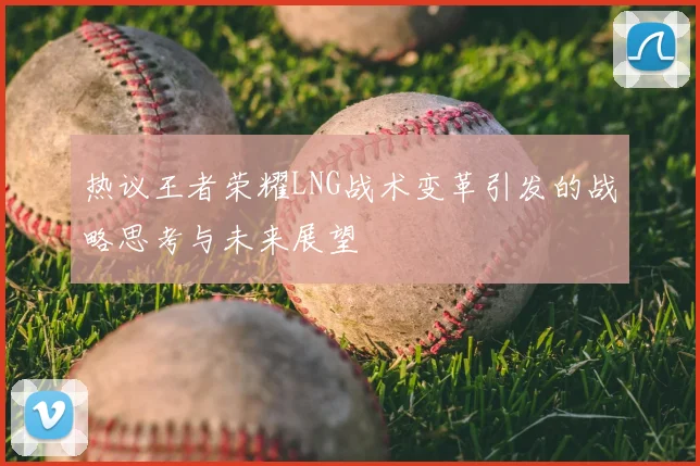 热议王者荣耀LNG战术变革引发的战略思考与未来展望