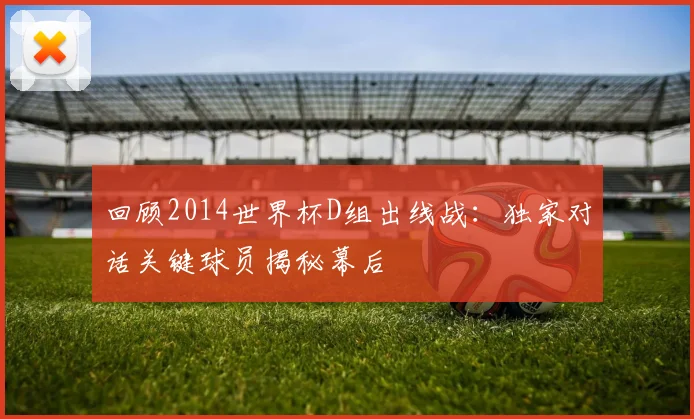 回顾2014世界杯D组出线战:独家对话关键球员揭秘幕后